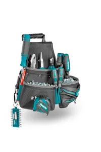 Makita E-05147 3 Pocket Screw Nails Fixings Tool Belt Holder Pouch Strap System