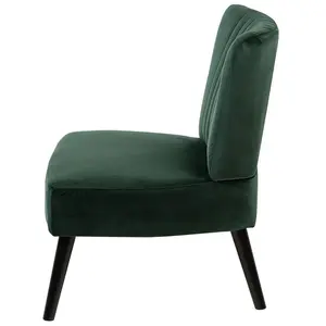 Armchair VAASA Velvet Emerald Green