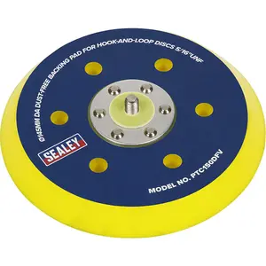 145mm DA Backing Pad for Hook and Loop Discs - Ideal for Dust-Free Finishing