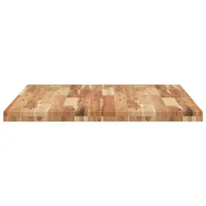 Berkfield Desk Top Oil Finished 100x80x4 cm Solid Wood Acacia