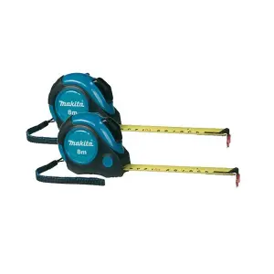 2x Makita P-73003 Autolock 8m Measuring Tape Measure 8 Metres Metric Imperial