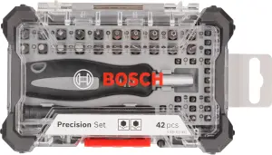 Bosch 42 PC Precision Screwdriver Bit Set Flexible Extension Device Repair Kit