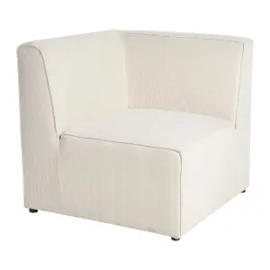 3 Seater Modular Jumbo Cord Sofa with Ottoman Beige LEMVIG