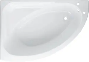 Cooke & Lewis Strand White Standard Acrylic Left-Handed Corner Bath (l)1495mm (w)1060mm