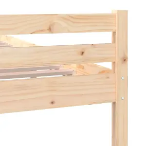 Berkfield Bed Frame Solid Wood 135x190 cm Double