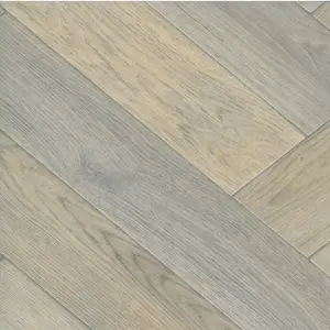 Beige Grey Wooden Effect Anti-Slip Contract Commercial Heavy-Duty Vinyl Flooring with 3.8mm Thickness-11m(36'1") X 3m(9'9")-33m²