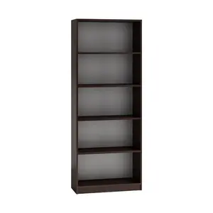 Albee Bookcase White / (5 Shelves) 182cm H x 60cm W x 32cm D