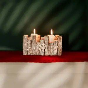 Christmas Tealight Candle Holder - Snowflake