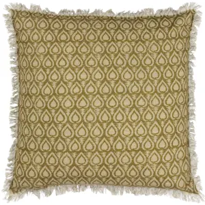 Yard Georgi Fringed Polyester Filled Cushion