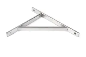 Satin Chrome Chalfont Shelf Bracket (260mm x 200mm)