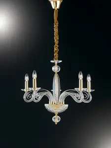 Luminosa EPOQUE 5 Light Chandeliers Gold, Crystal 65x52cm