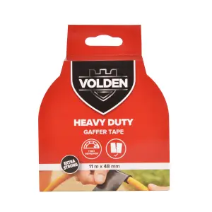 Volden Black Gaffer Tape (L)11m (W)48mm