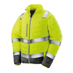 Result Safeguard Mens Soft Padded Safety Jacket