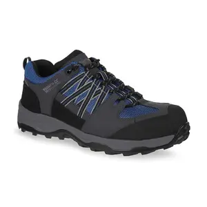 Regatta Mens Clayton Safety Trainers Oxford Blue/Briar (6 UK)