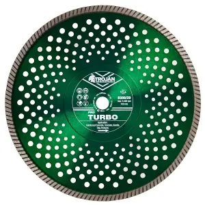 Trojan Pro Turbo Diamond Blades 300mm/12" x 20