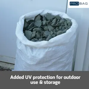 PRObag - Rubble Sacks - SUPER HEAVY DUTY - Industrial Grade Woven Polypropylene Builders Rubble Sacks