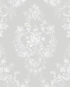 SK Filson Grey Damask Wallpaper