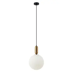 Luminosa Aldeva Modern 1 Light Globe Pendant Ceiling Light, E27