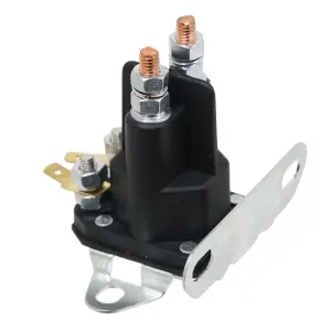 SPARES2GO Solenoid Starter Switch 4 Pole Relay for Castel Garden Fits Mountfield Lawnmower Ride on Mower Tractor