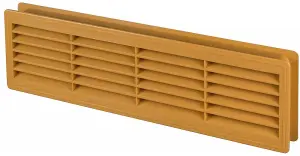 Awenta Appletree 120x440mm Internal Door Plastic Ventilation Grille Air Vent Collar