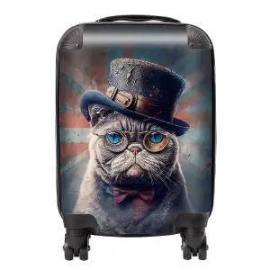 British Shorthair Cat Splashart Suitcase - Small