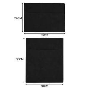 Fabric Tool Storage Pouches - Black