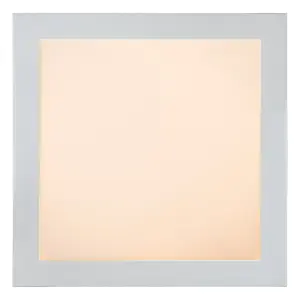 Lucide Brice-Led Modern Flush Ceiling Light Bathroom - LED Dim. - 1x30W 3000K - IP44 - White