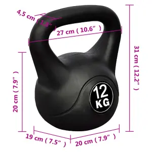 Kettlebell Fitness Gym Essential 12 kg