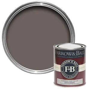 Farrow & Ball Estate London Clay No.244 Eggshell Paint, 750ml