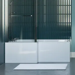 Ideal Standard Tempo cube Matt White Left or right-handed Rectangular Front Bath panel (H)51cm (W)169.5cm