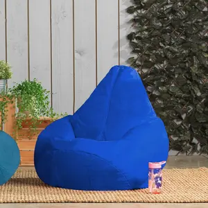 Veeva Kids Indoor Outdoor Bean Bag Gaming Chair Blue