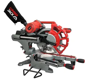 Lumberjack 12" Mitre Saw Double Bevel Sliding Compound Action with Laser 2000W