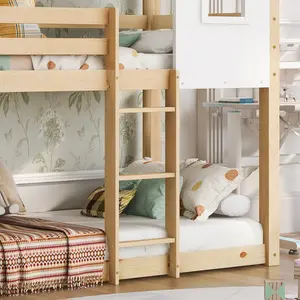 Gaskill Single (3') Standard Bunk Bed  Natural