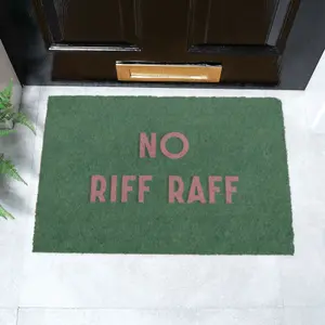 No Riff Raff Doormat (60 x 40cm)