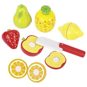 Goki Wooden Sliced Fruit w/ Hook & Loop