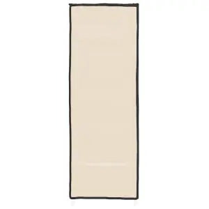 Berkfield Shoe Cabinet Cream 60x28x90 cm Fabric