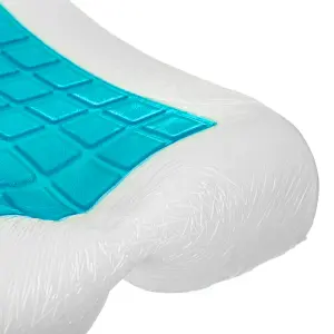 LIVIVO Cooling Memory Foam Contour Pillow with Gel