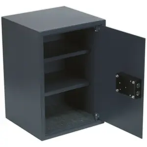 Heavy-Duty Floor and Shelf Mounted Security Safe with Dual Bolt Lock and 2 Keys