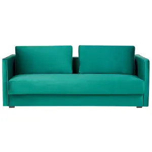 Sofa Bed EKSJO Emerald Green Velvet