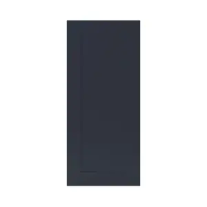 GoodHome Artemisia Matt midnight blue Classic shaker Tall wall Cabinet door (W)400mm (H)895mm (T)18mm