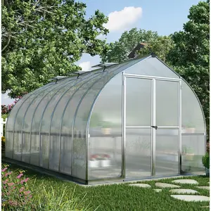 Bella 8 Ft W x 16 Ft D Greenhouse