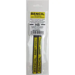 Bencil - The Worlds Toughest Carpenters Pencils -  Pack of 2 HB Pencils BENHBPK2