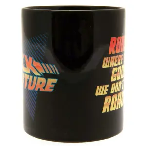 Back To The Future Mug Black (One Size)