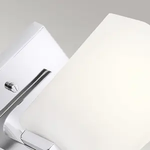 Luminosa Kichler Roehm Bathroom Wall Lamp Polished Chrome, IP44