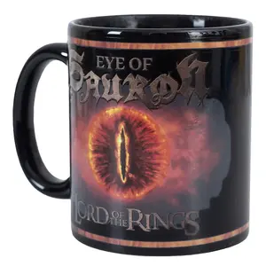 The Lord Of The Rings Eye Of Sauron Heat Changing Mug Black (One Size)