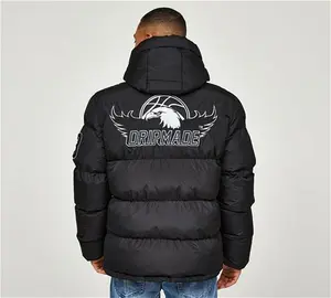 Dripmade Chief Short Puffer Jacket - Black - Size XL