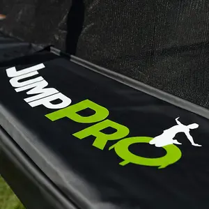 23ft x 10ft JumpPRO™ Xtra Giant Black Rectangular Trampoline