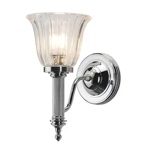 Elstead Lighting - Carroll 1 Light - Polished Chrome