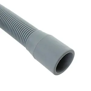 SPARES2GO Universal Extra Long Water Pipe Outlet Hose for Washing Machine (4m 19mm & 22mm Connection)