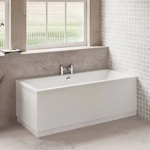 Dezine Cubo 1800 x 800mm Double Ended Bath